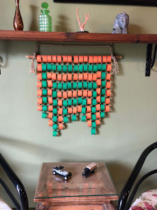 ideias de correntes decorativas para sala de estar