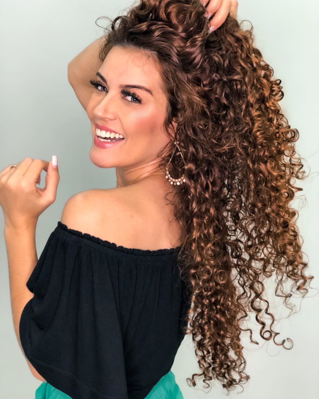 corte cabelo cacheado feminino longo