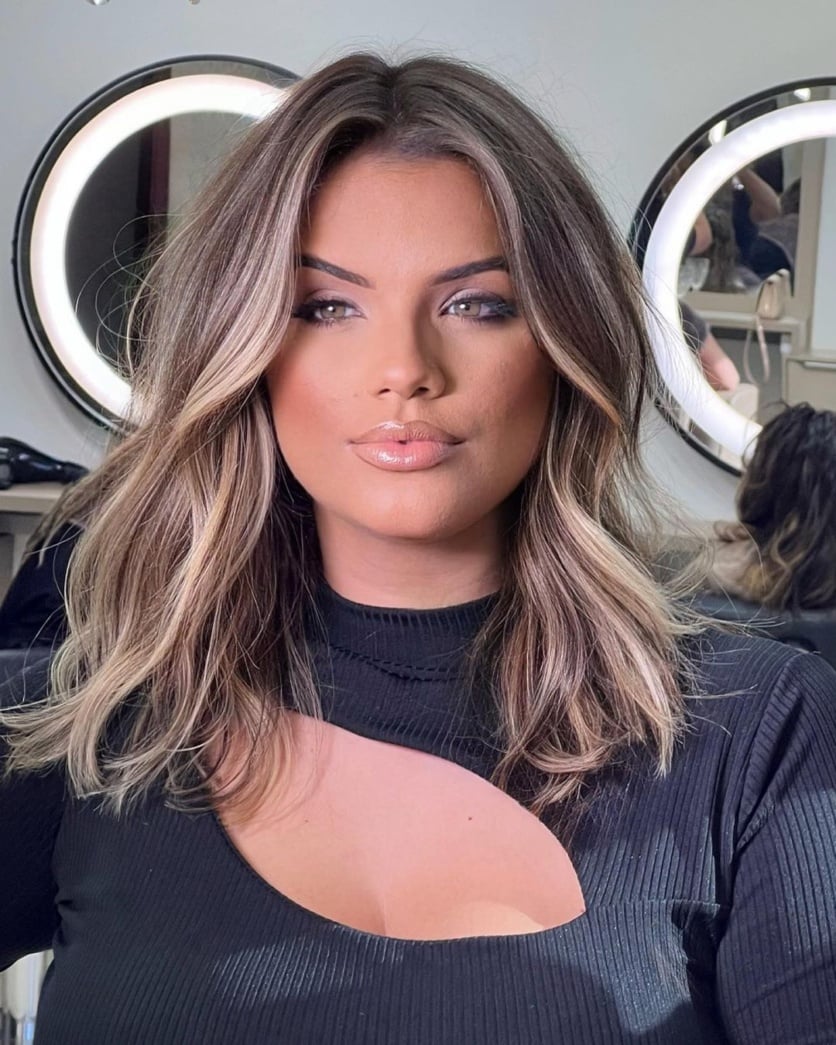 long bob para rosto alongado