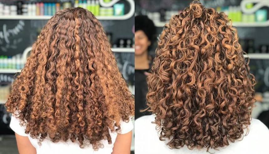 corte de cabelo crespo com volume