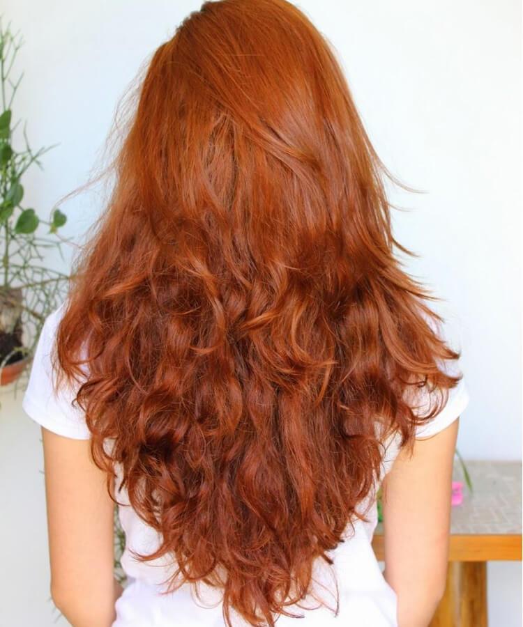 corte em camadas cabelo grosso ondulado