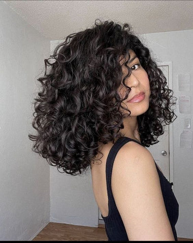 lob estruturado cabelo ondulado