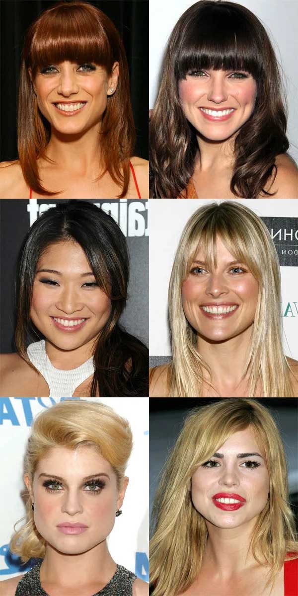 como fazer franja desfiada em casa rosto redondo