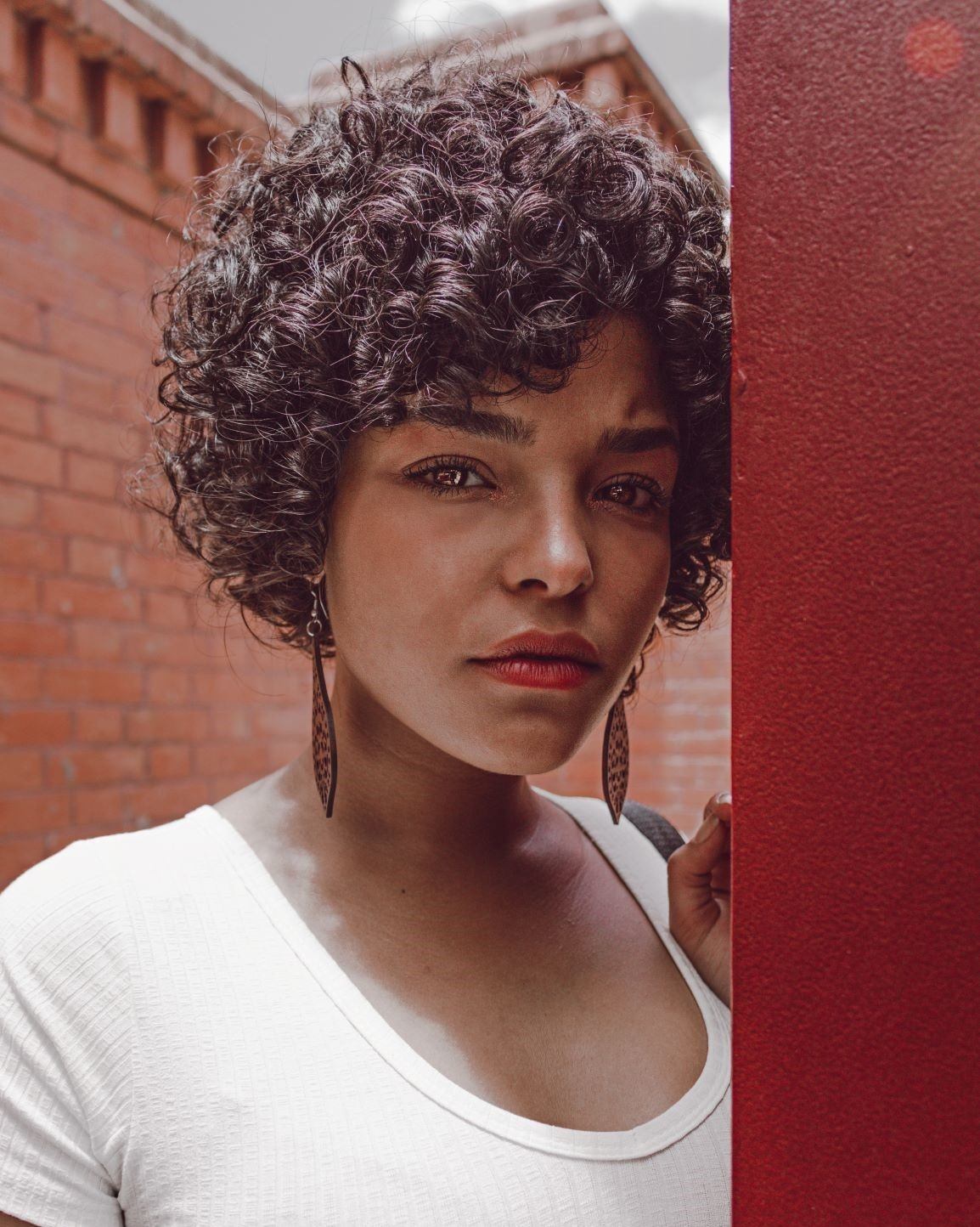 corte de cabelo crespo médio feminino