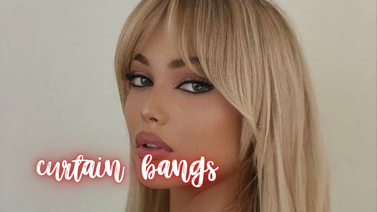 ideias de corte de cabelo feminino curtain bangs