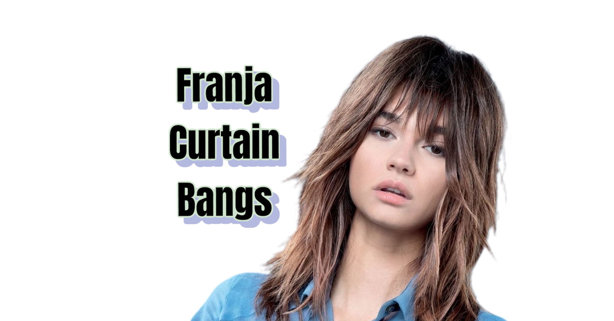 curtain bangs vs franja lateral qual escolher