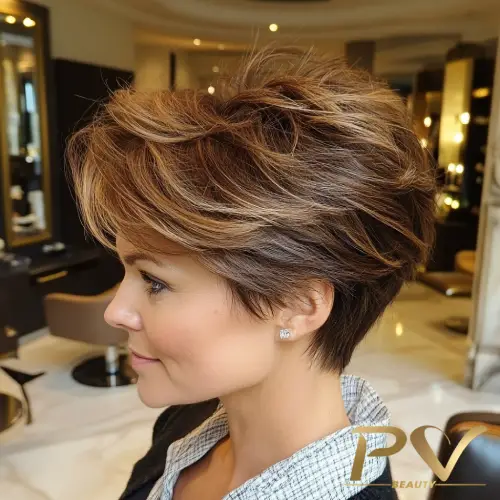 corte de cabelo feminino curto cabelo ondulado