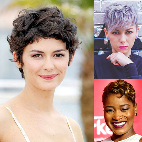 inspiração corte de cabelo curto ondulado feminino