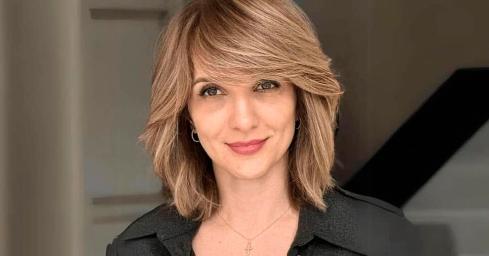 franja para rosto redondo