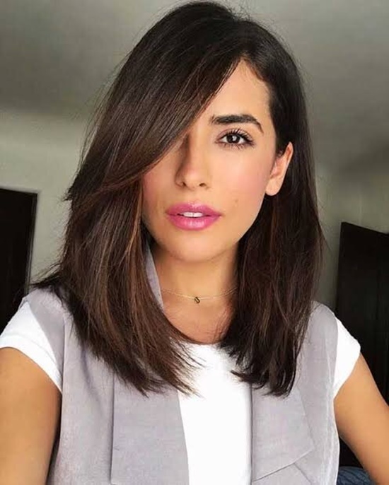 franja para cabelo cacheado
