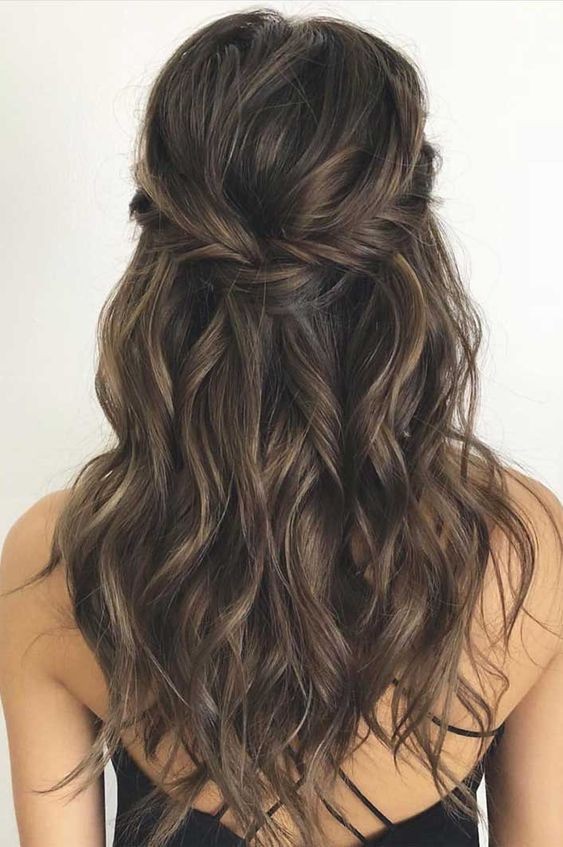 inspiração corte de cabelo médio ondulado