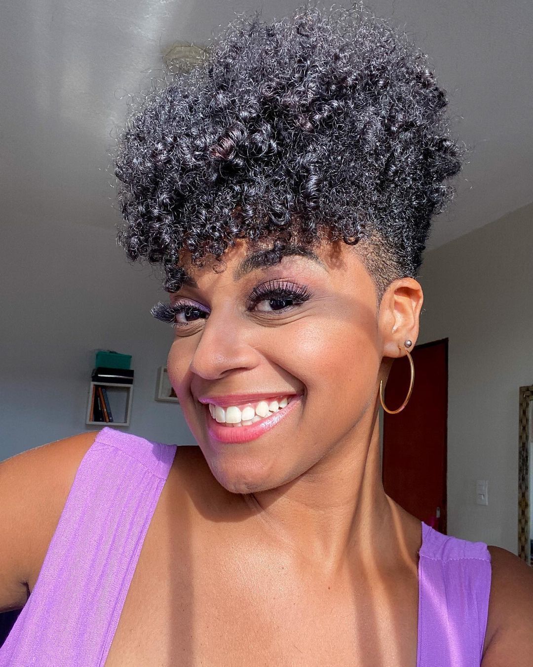 corte pixie para rosto oval