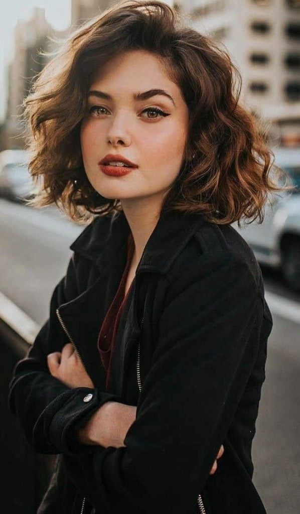 tendências corte cabelo ondulado