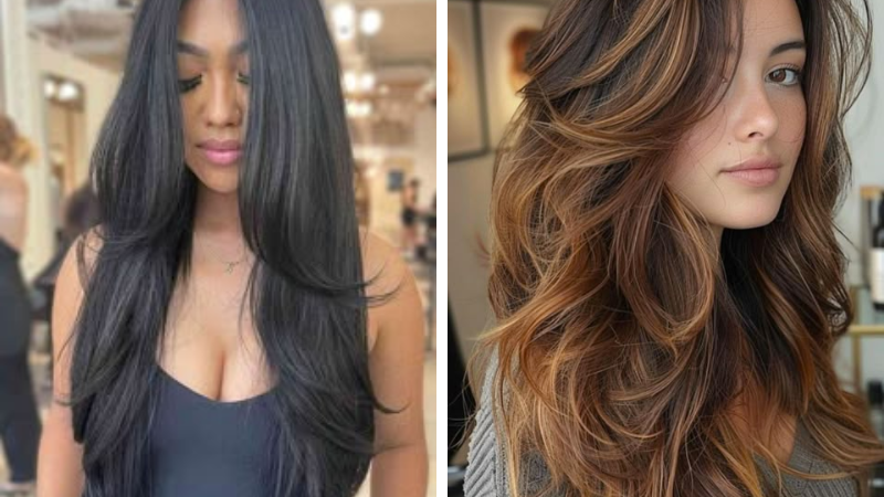 corte em camadas para afinar cabelo liso
