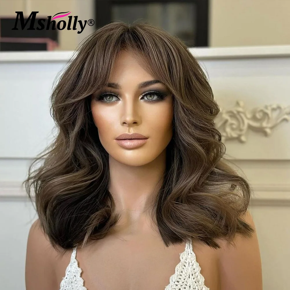 corte médio liso com volume