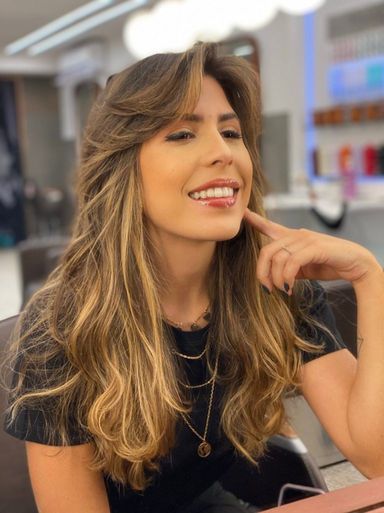 como cuidar da franja cortininha