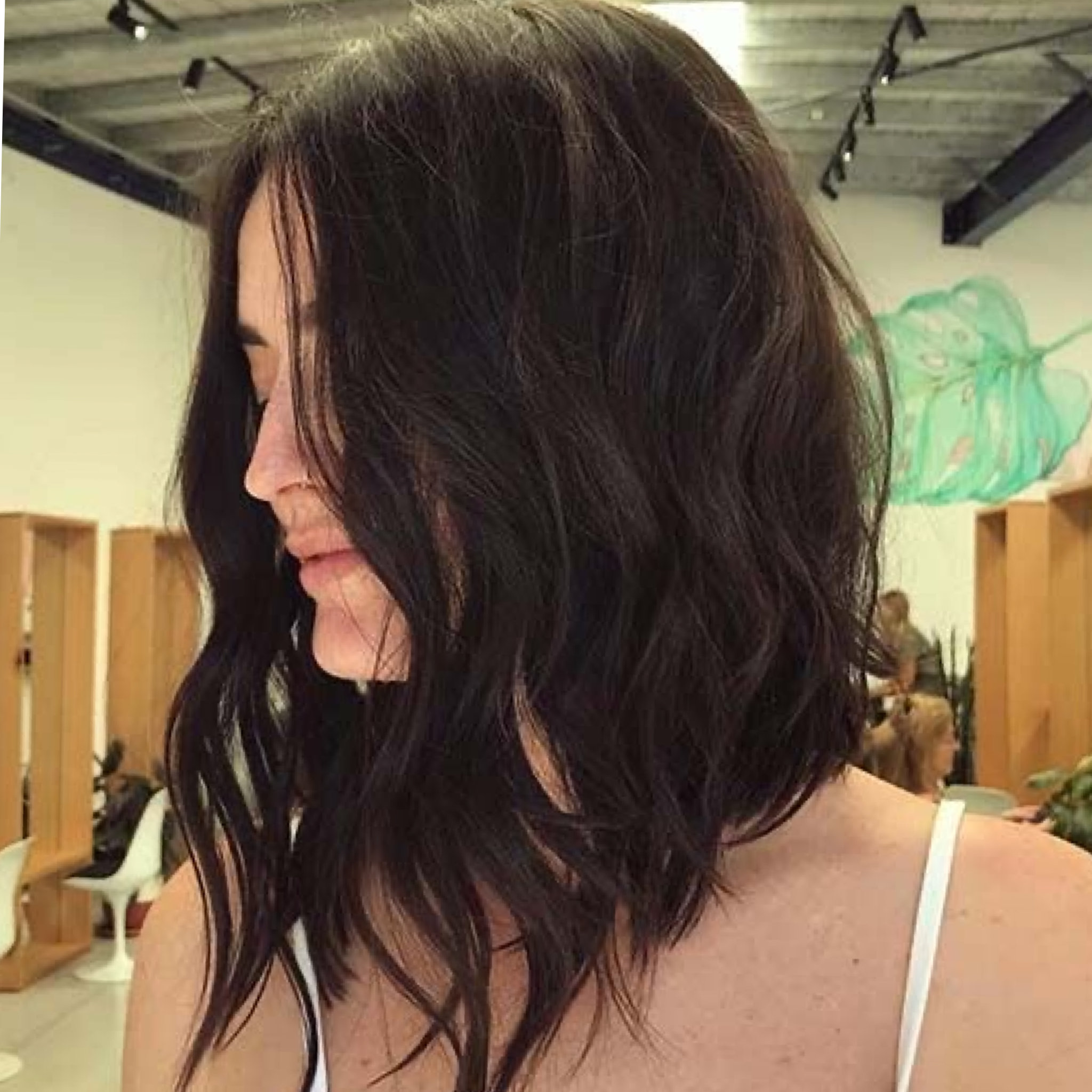 Long Bob Curto com Franja Lateral