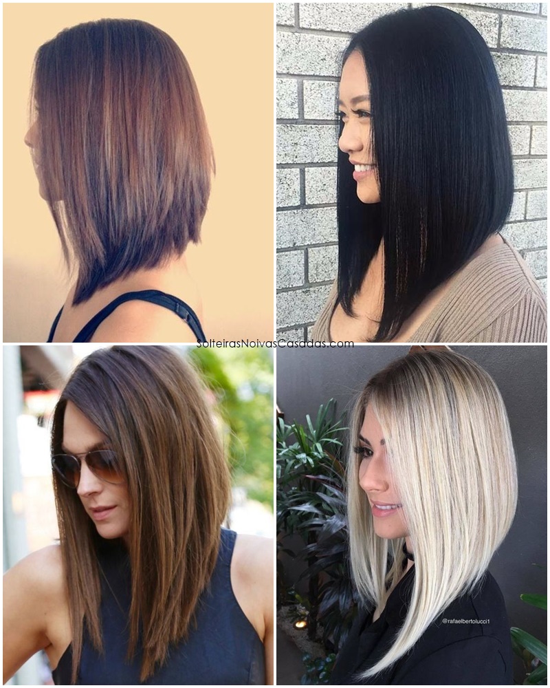 Long Bob Curto Assimétrico