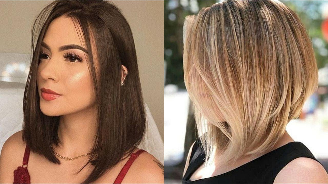 long bob com franja lateral