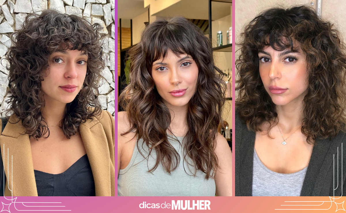 inspiração corte médio cabelo ondulado