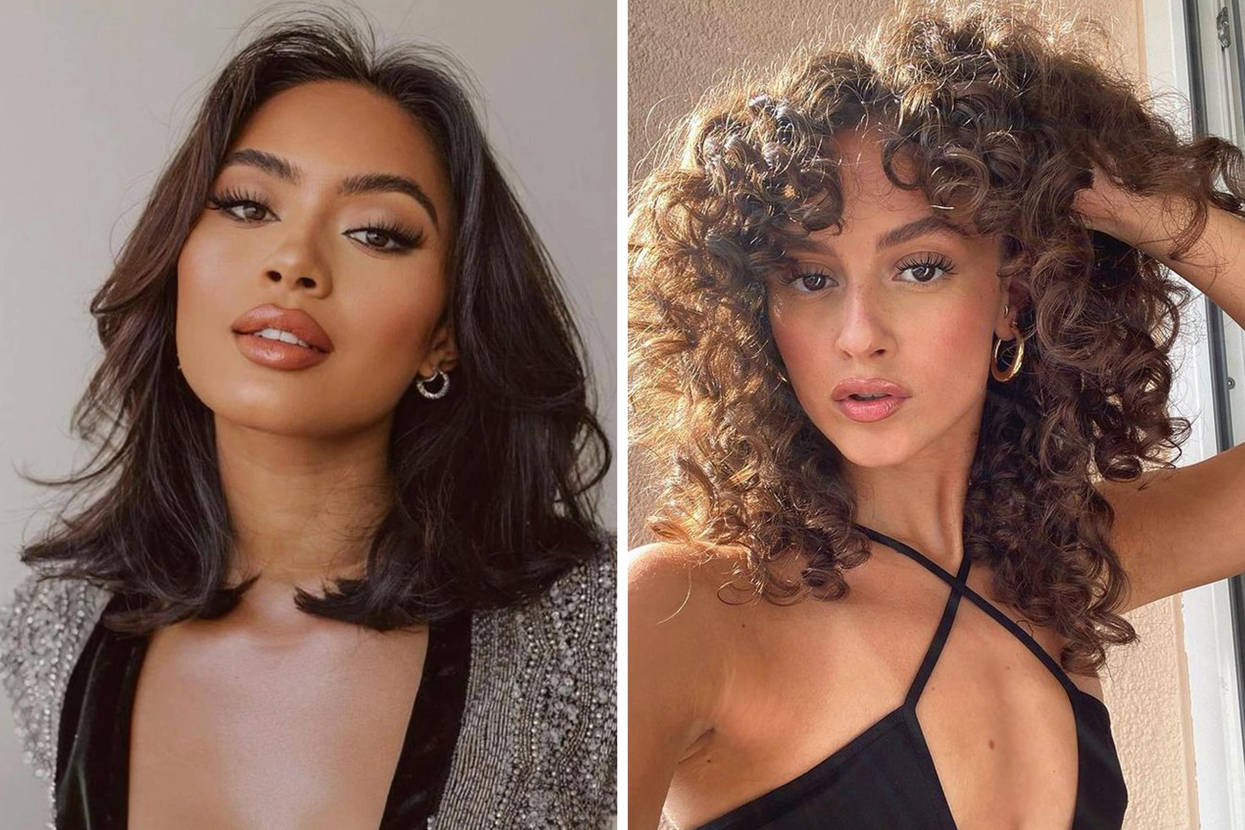 corte em camadas vs long bob para cabelo ondulado