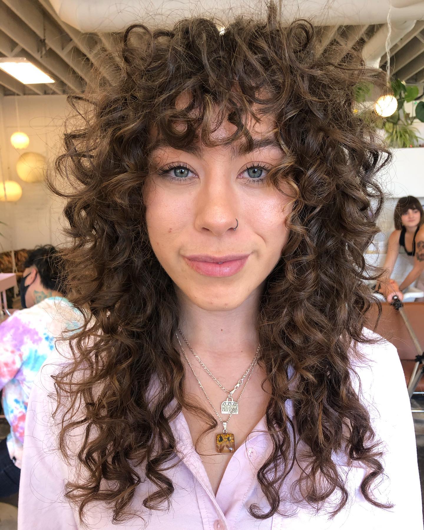 corte mullet feminino cacheado