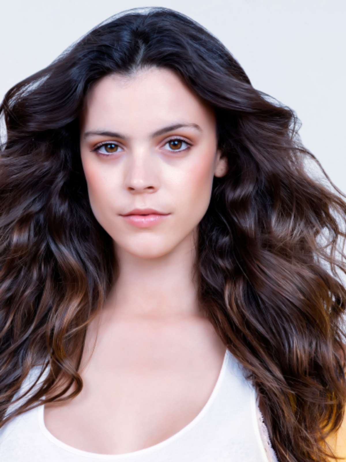 wolf cut cabelo volumoso