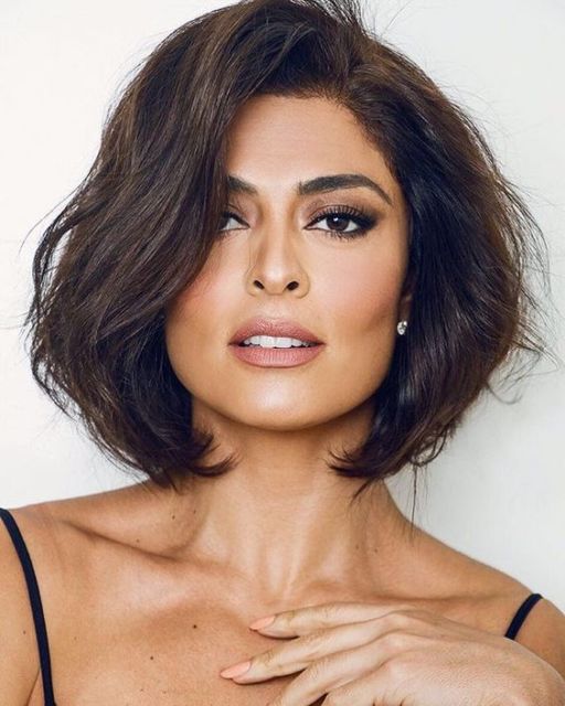 wolf cut cabelo volumoso