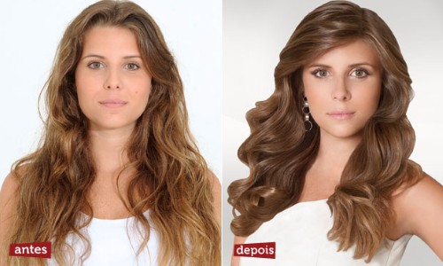 corte para cabelo volumoso sem perder comprimento