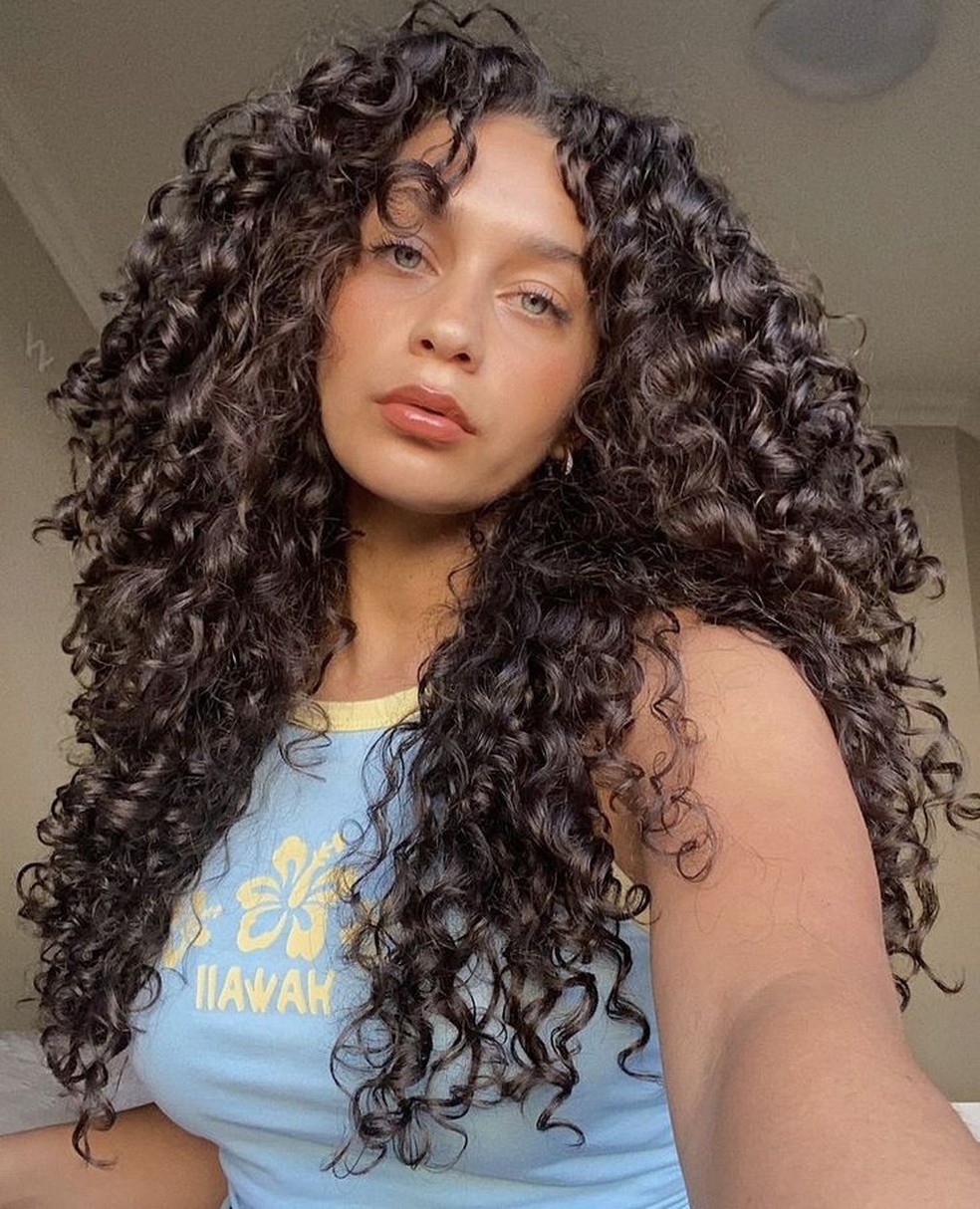 cortes cabelo cacheado longo