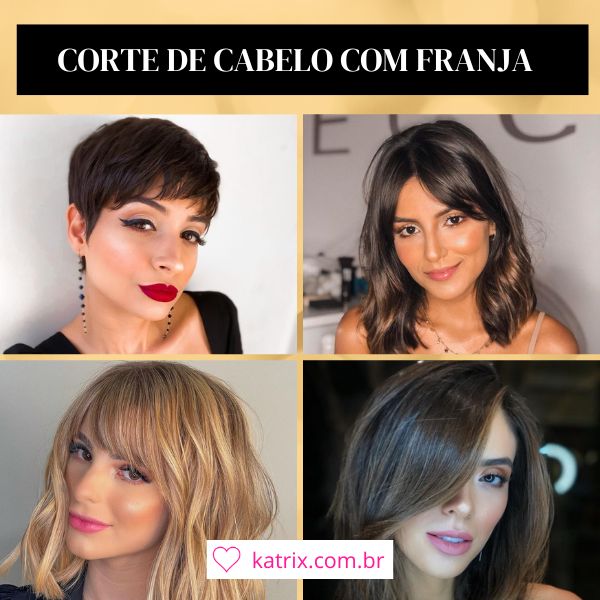 cortes de cabelo feminino com franja longa 2026