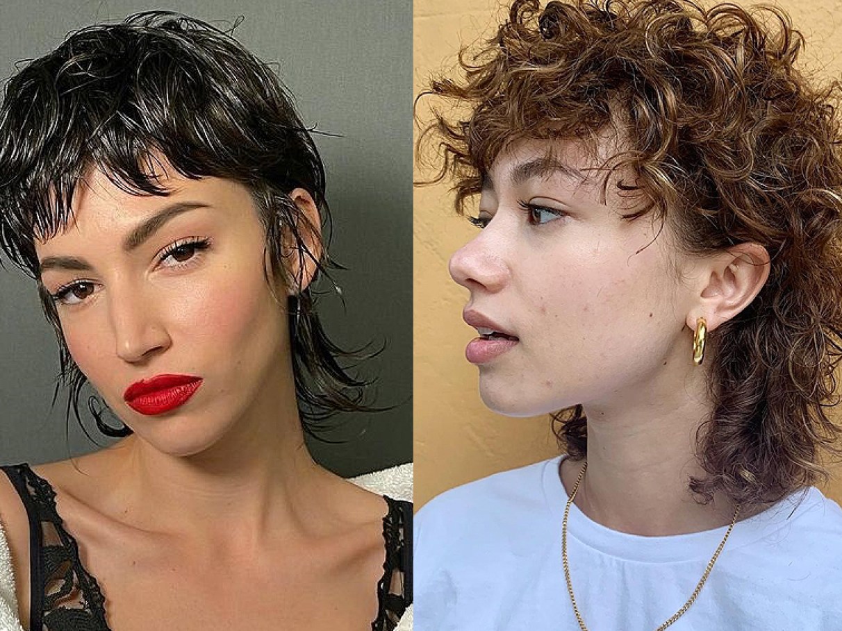Mullet feminino moderno