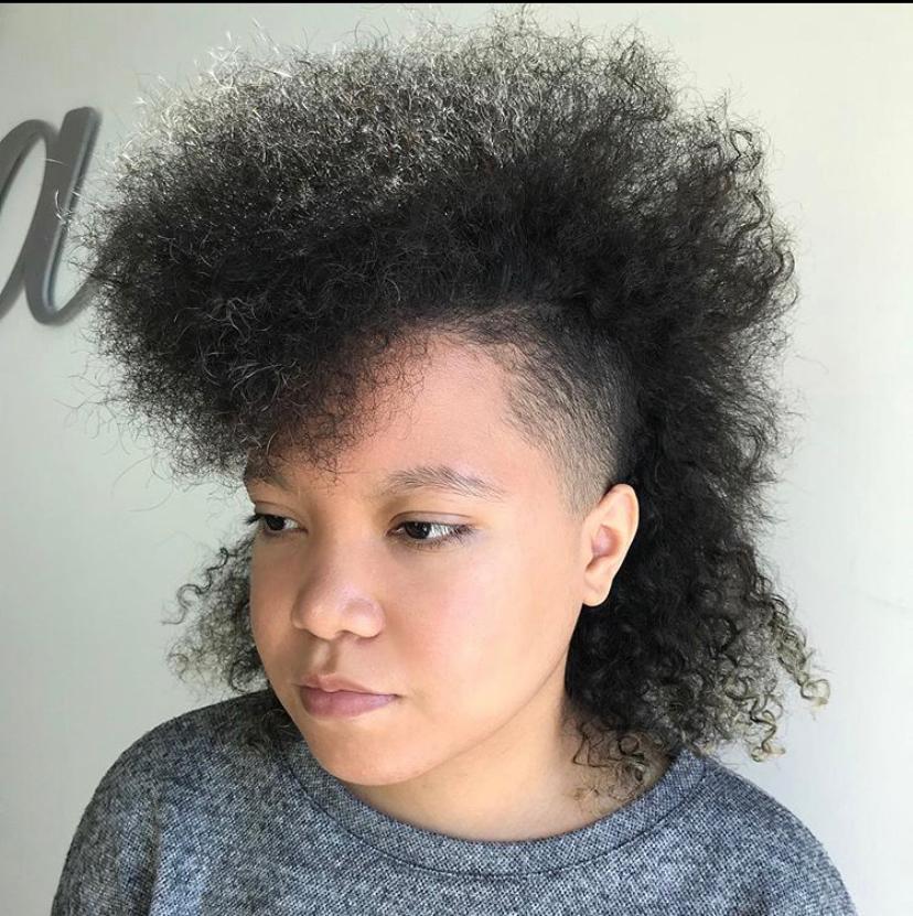 Mullet feminino moderno