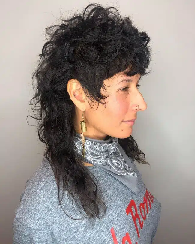 Mullet feminino curto