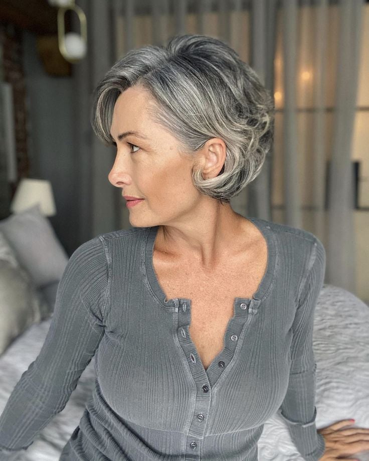cortes de cabelo para valorizar fios brancos