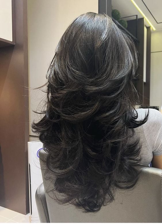 cortes de cabelo em camadas para cabelo liso