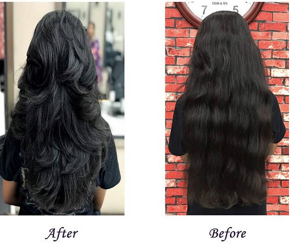 cortes de cabelo longo que emagrecem