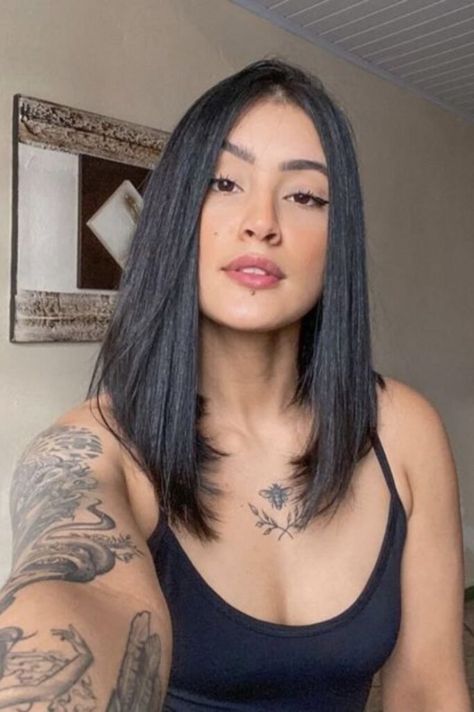 cortes médios para cabelo fino