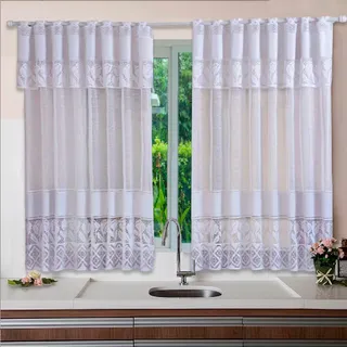 Decoração de Cozinha: 5 Estilos de Cortinas de Crochê para Inspirar