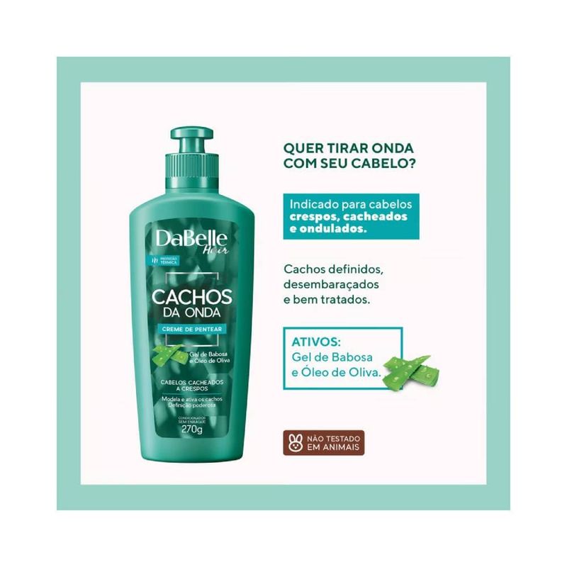 creme para cabelo ondulado leve