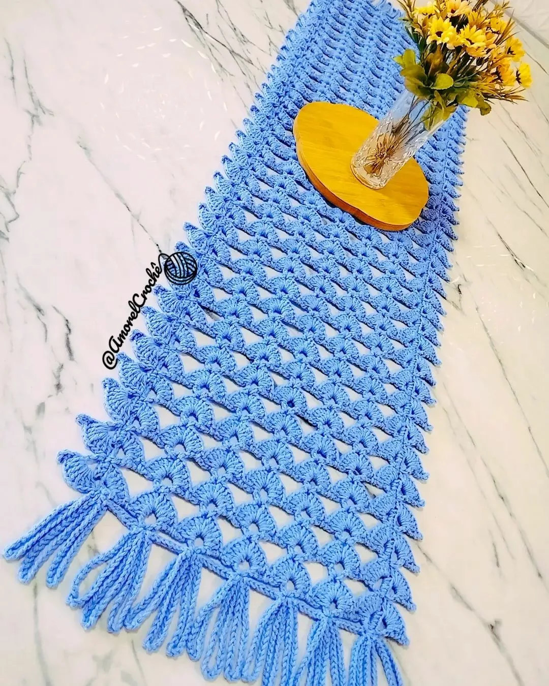 como fazer centro de mesa de crochê redondo simples