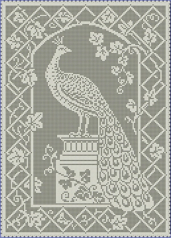 como corrigir erros na leitura de graficos crochet filet