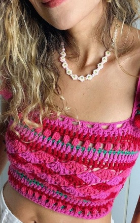 Guia Completo: Cropped de Crochê com Gráfico para Iniciantes