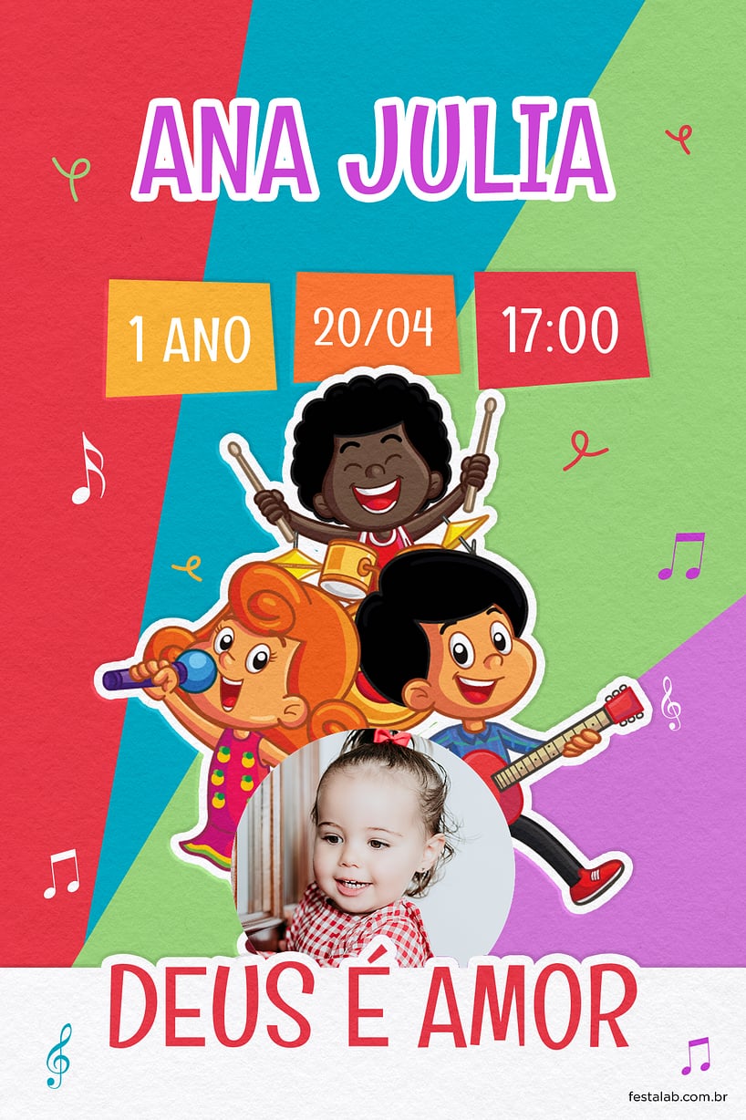 kit festa 3 palavrinhas vs decoração personalizada