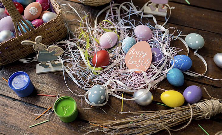 decoração almoço de pascoa