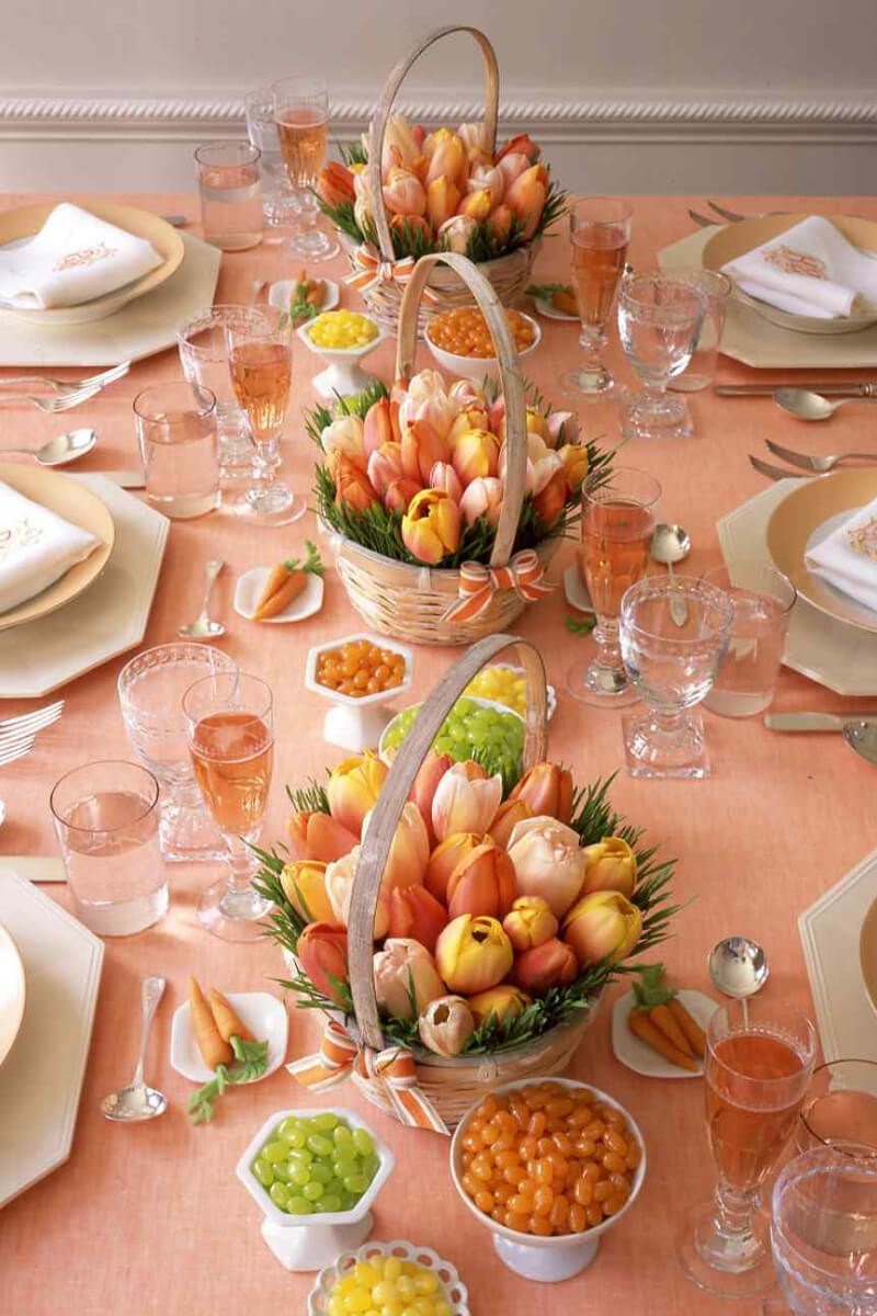 ideias criativas mesa posta almoço de páscoa