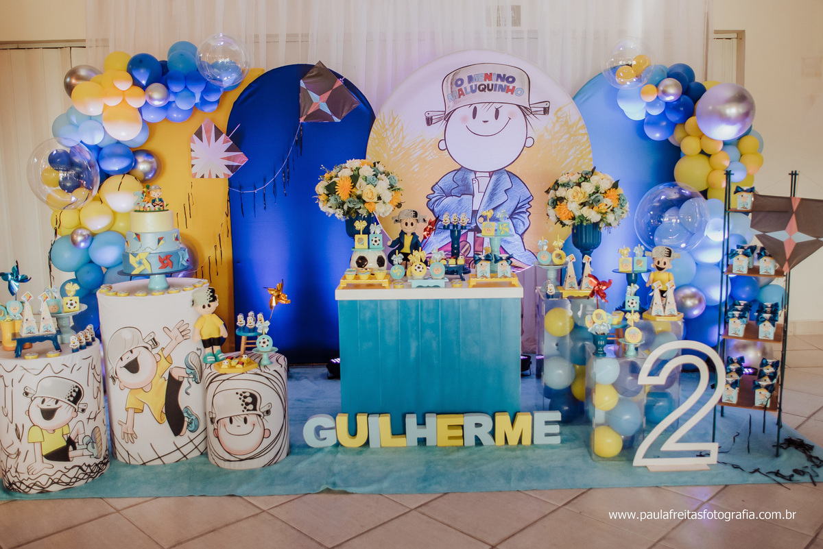 decoração aniversário 2 anos menino simples