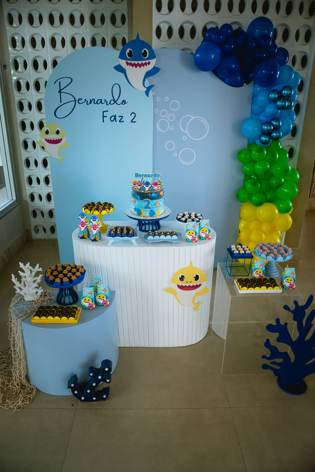 decoração aniversário 2 anos menino barato