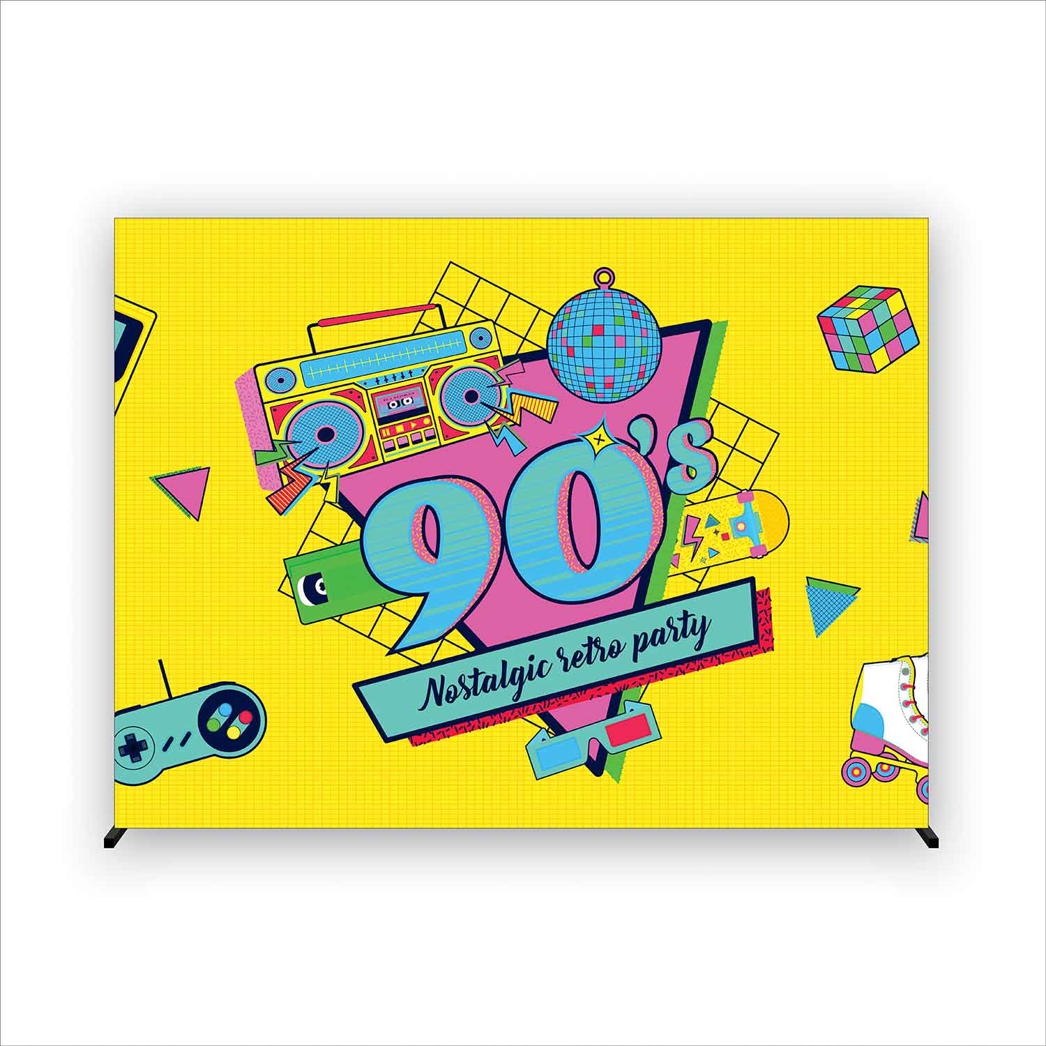 kit festa anos 90 personalizado