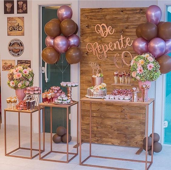 ideias de decoração de aniversário feminino simples e barato